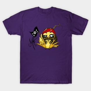 Grumpy Chicken Pirate T-Shirt